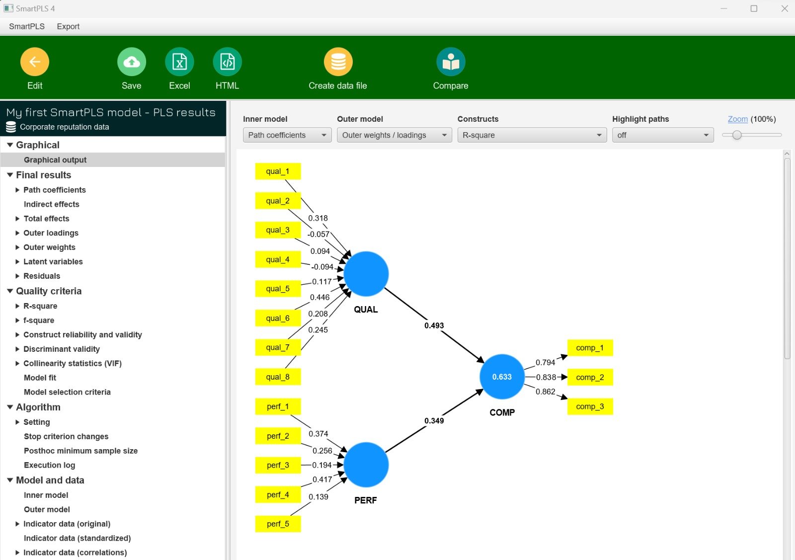 قسم التحليل (Analysis Options)